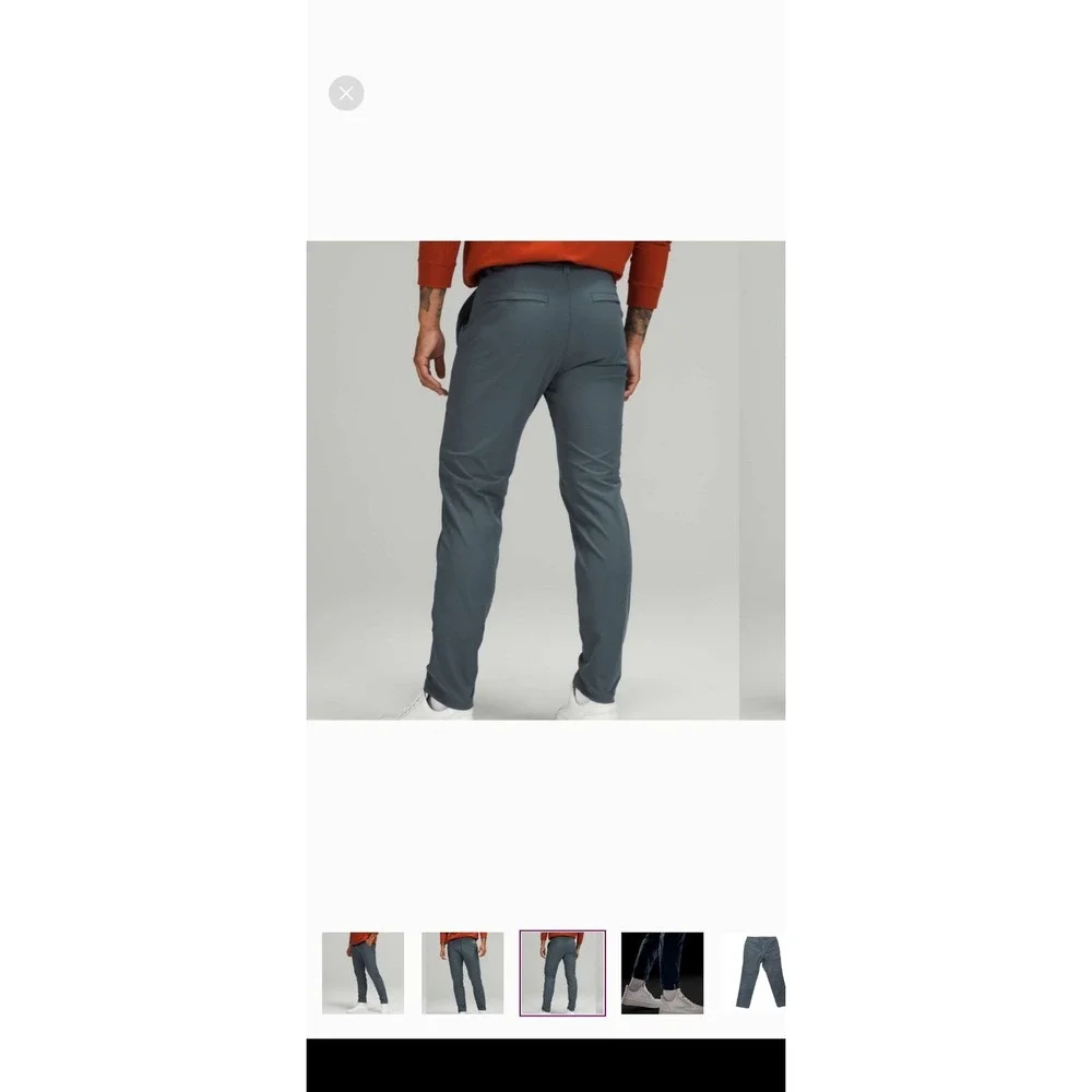Lululemon Commission Pant Slim Warpstreme Men's 30 Preppy‎ Athleisure